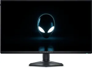 Monitor gamer Alienware AW2725QF de 27 polegadas 4K preto com base em V