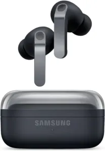 Fone sem fio Samsung Galaxy Buds4 Pro preto com estojo