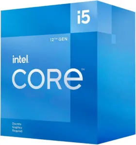 Caixa do processador Intel Core i5-12400F de 12ª geração
