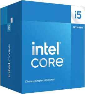 Caixa do processador Intel Core i5-14400F de 14ª geração