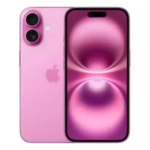 iPhone 16 preto, frente e verso