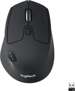 Mouse sem fio Logitech M720 Triathlon preto