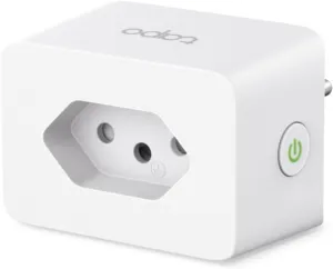 Tomada inteligente TP-Link Tapo P110 branca, padrão brasileiro, com medidor de energia