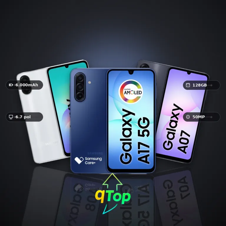 Celular Samsung até R$1.200: 5 Opções em 2026