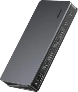 Docking station UGREEN Revodok Pro 209 DisplayLink com HDMI, DisplayPort e Ethernet
