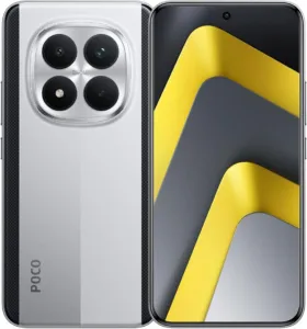 Xiaomi POCO M8 Pro 5G preto, frente e verso